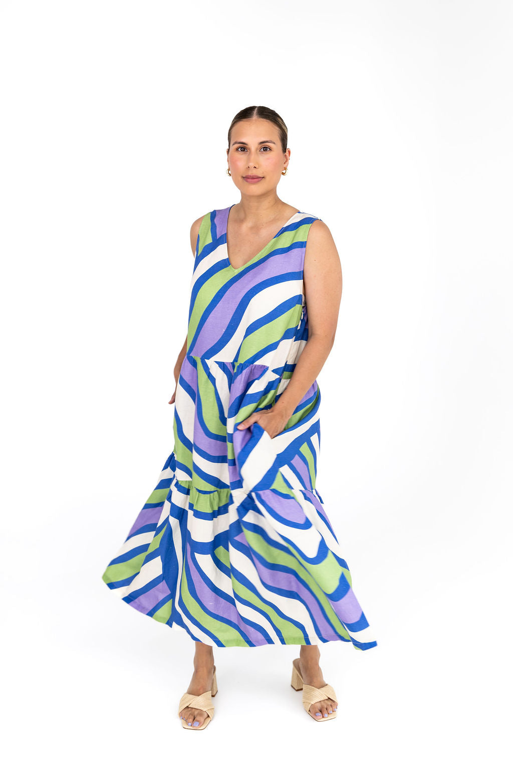 The Harper Dress - Purple