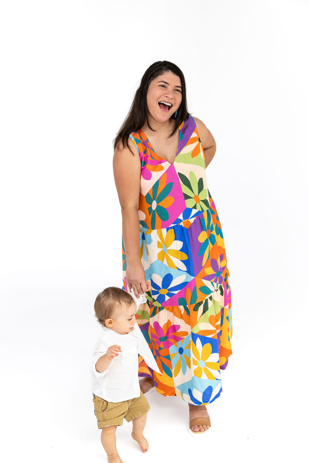 The Harper Dress - Geometric