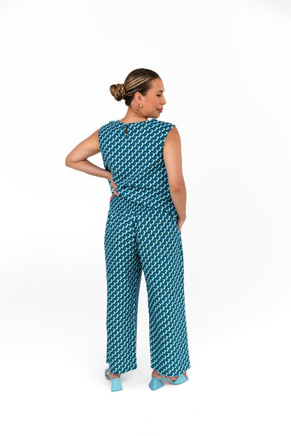 The Archie Pant - Turquoise