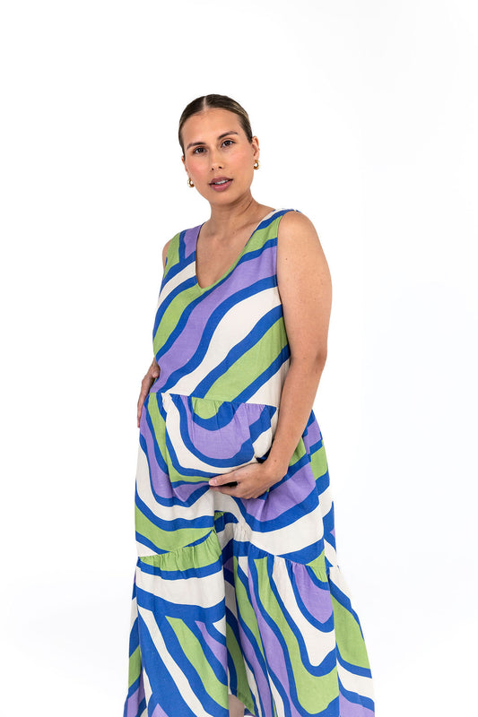 The Harper Dress - Purple