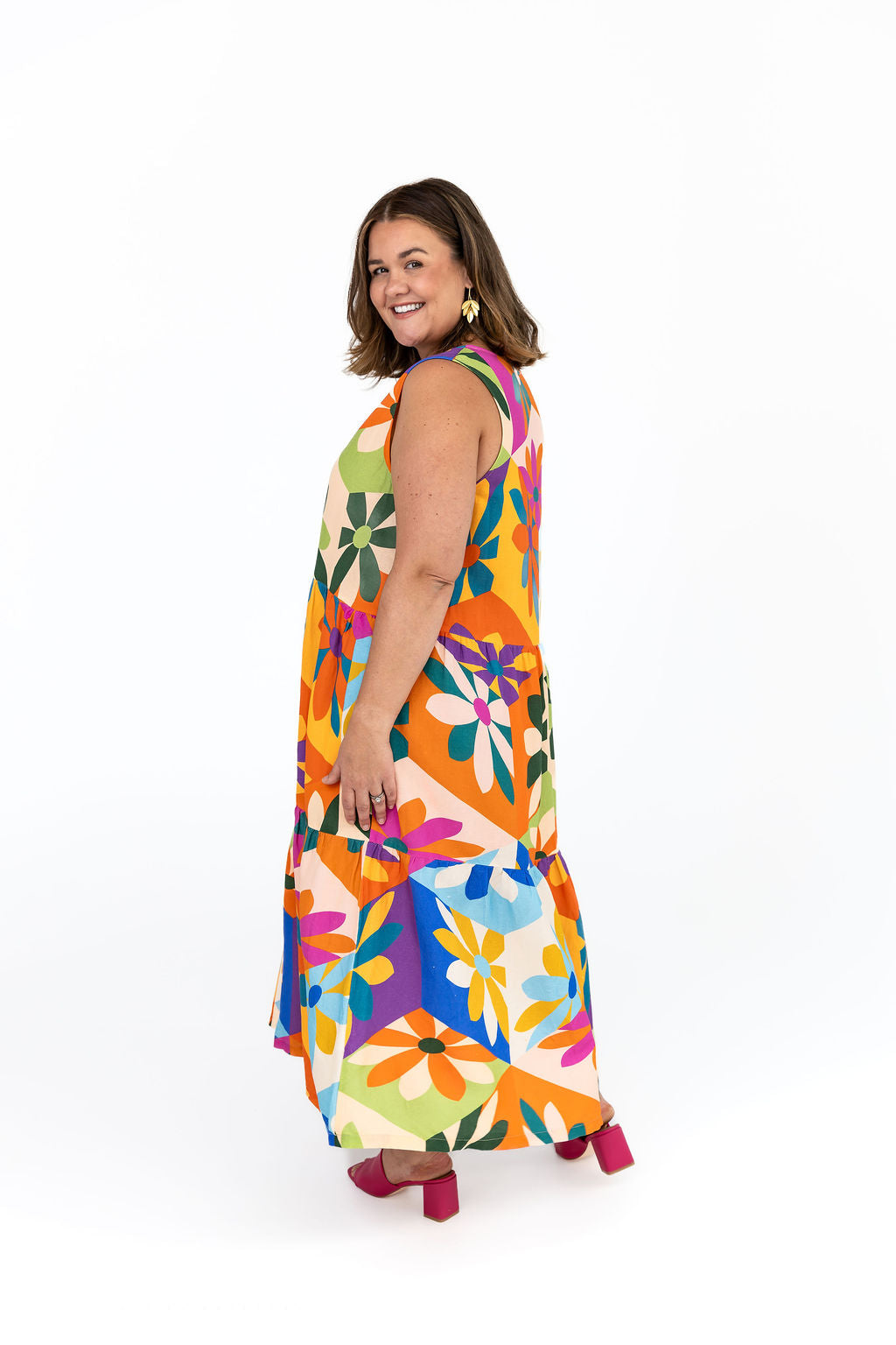 The Harper Dress - Geometric
