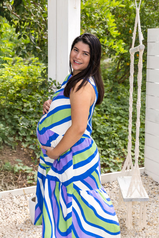 The Harper Dress - Purple