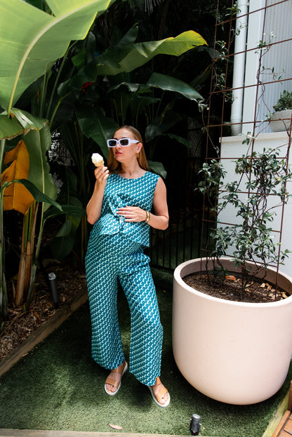 The Archie Pant - Turquoise