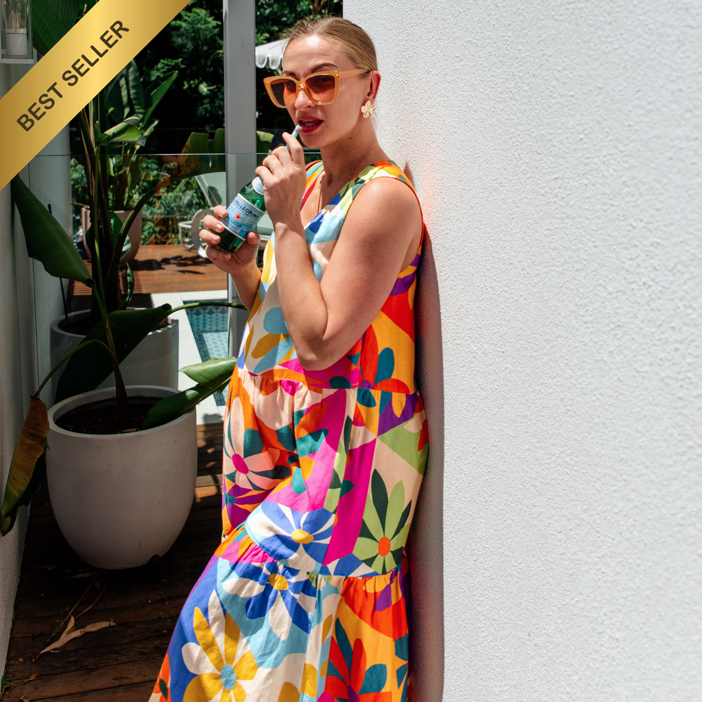 The Harper Dress - Geometric