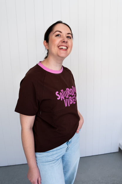 Lizzy Boxcut Breastfeeding Tee