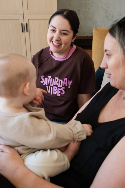 Lizzy Boxcut Breastfeeding Tee
