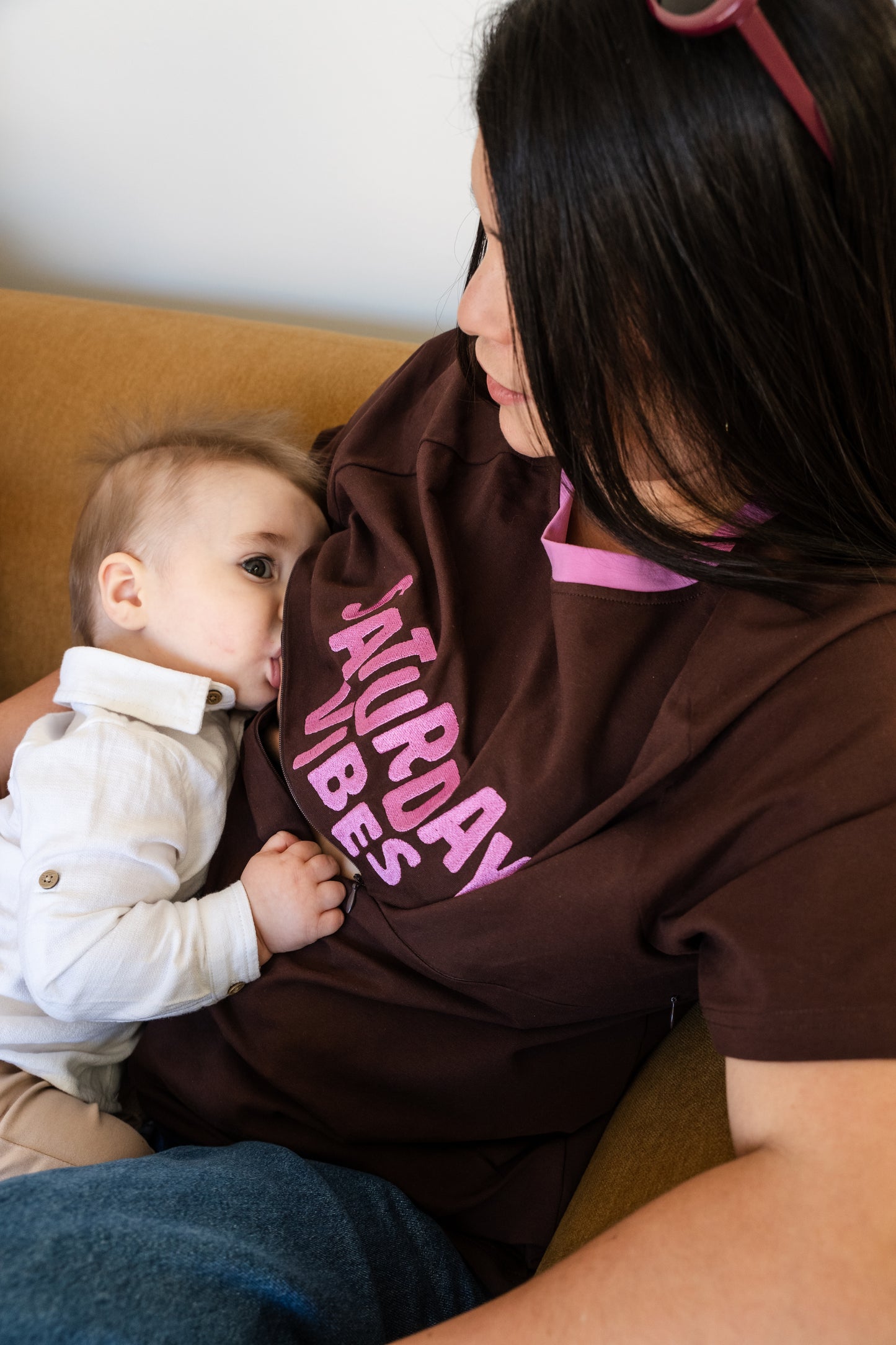 Lizzy Boxcut Breastfeeding Tee
