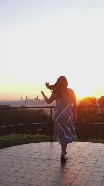 The Harper Dress - Purple